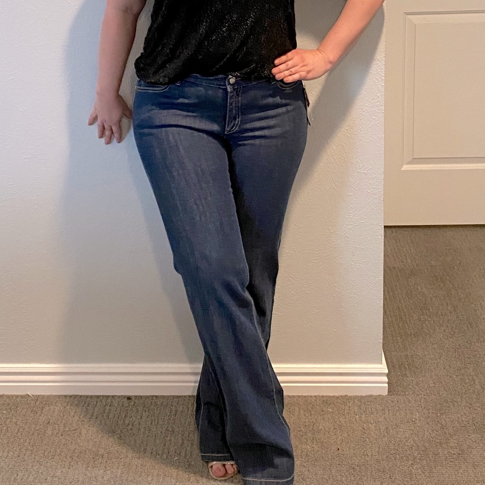 NWT Michael Kors wide leg jeans